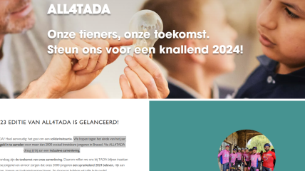 ToekomstATELIERdelAvenir (TADA) haalt 65.000 euro op met ALL4TADA eindejaarscampagne
