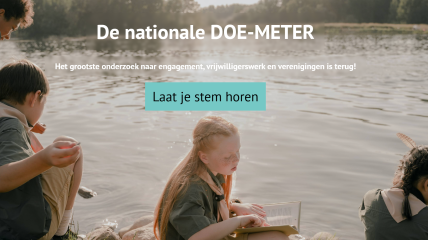 Nationale DOE-meter onderzoekt engagement, vrijwilligerswerk en verenigingen in België